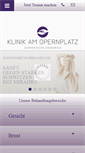 Mobile Screenshot of klinikamopernplatz.de